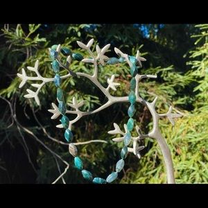 Vintage Moss Agate necklace.